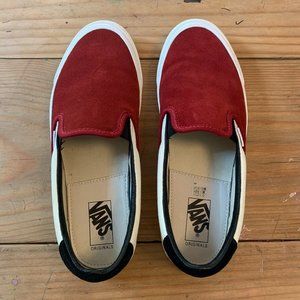Vans Suede Og Slip-on 59 Lx In Red Dahlia for Men - 10.5